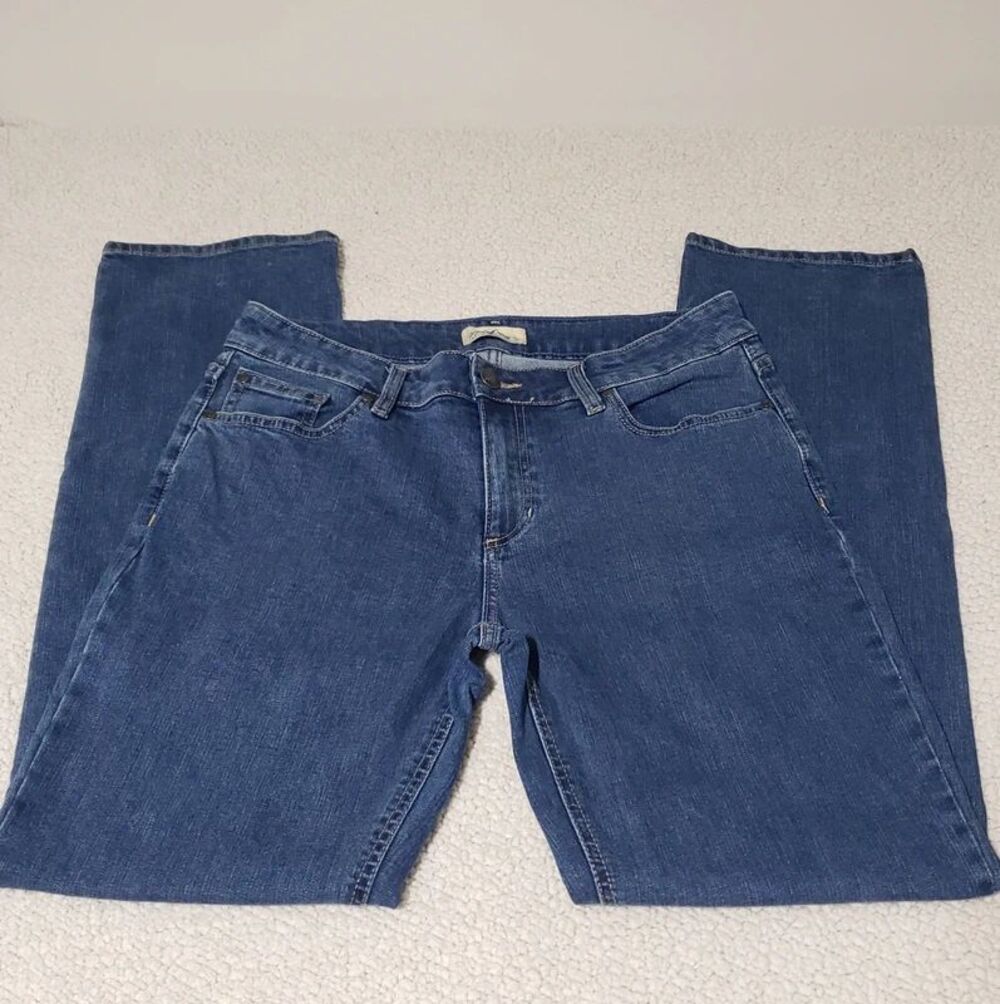 Blue Mountain | Classic Blue Denim Straight Leg Jeans | Womens 12